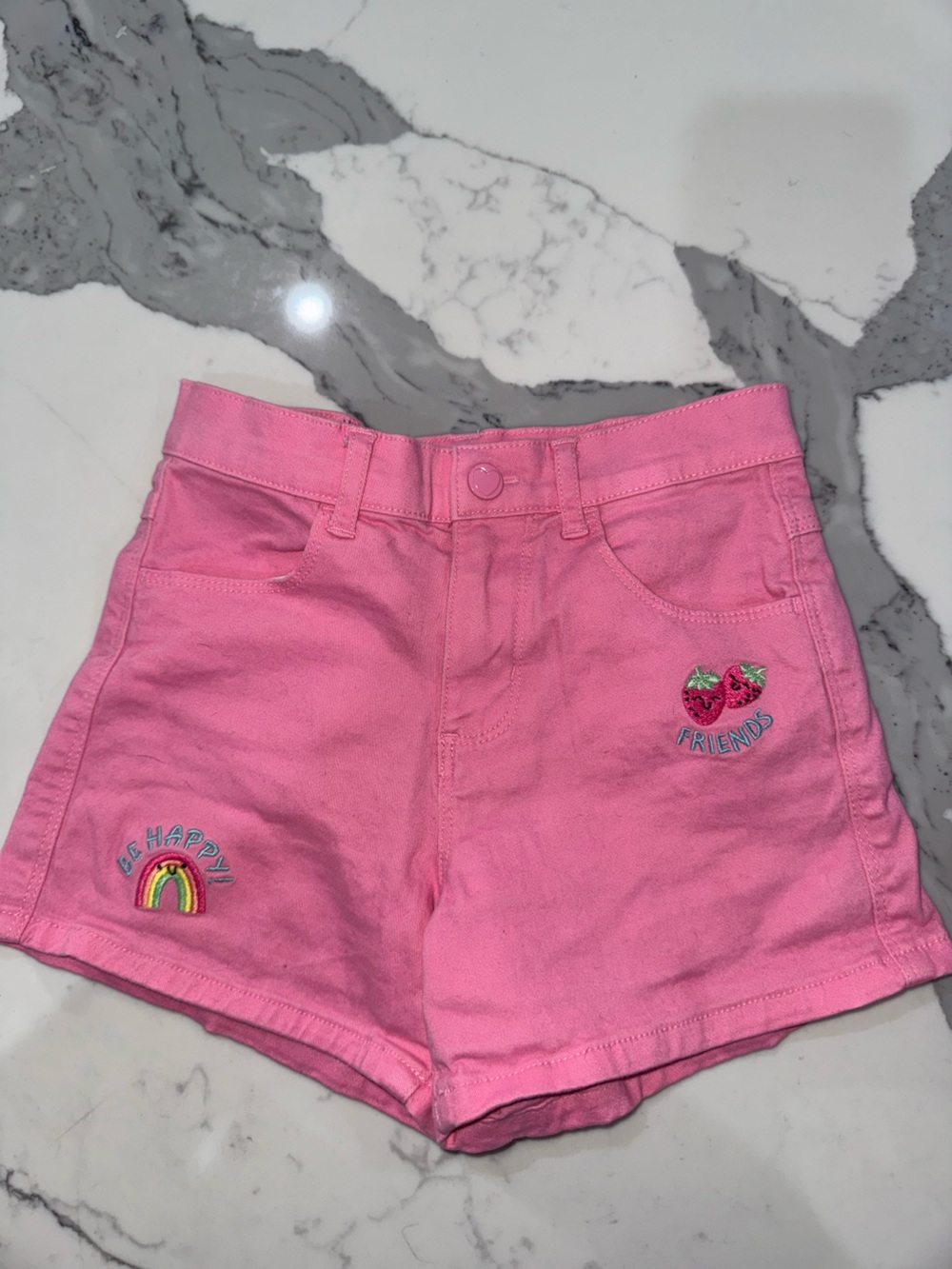Garanimals Pink Embroidered Kids' Shorts